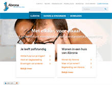 Tablet Screenshot of abrona.nl